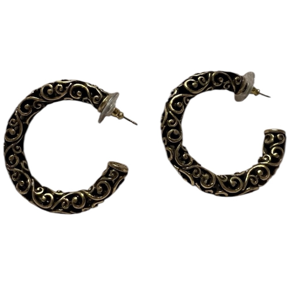 IMAN Gold Tone hoop earrings women’s